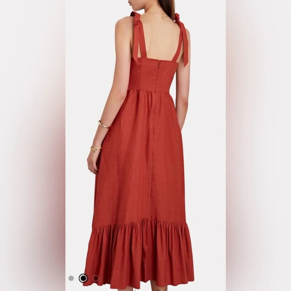 JONATHAN SIMKHAI Georgia Bustier Midi Dress - Picture 3 of 7